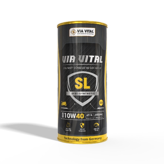 VIA VITAL SAE 10W40 API SL JASO MA2